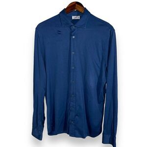 S. Moritz Cobalt Blue Classic Shirt Size L 52